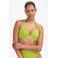 Beachlife voorgevormde halter bikinitop met textuur lichtgroen
