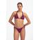 Beachlife voorgevormde triangel bikinitop met textuur donkerpaars