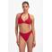 Beachlife brazilian bikinibroekje met textuur rood