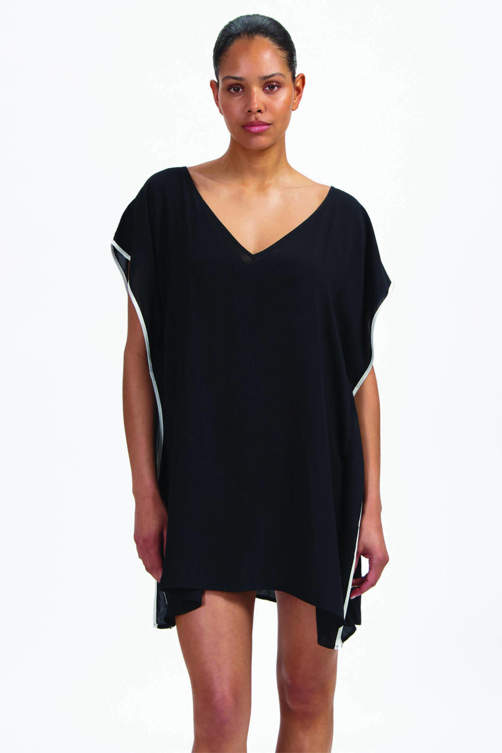 Beachlife strandtuniek zwart