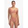 Beachlife high waist bikinibroekje met textuur lichtbruin/ecru