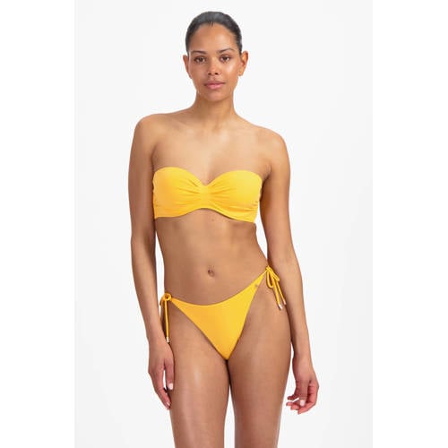 Beachlife strik bikinibroekje geel afbeelding