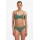 Beachlife bikinibroekje met lurex en textuur groen