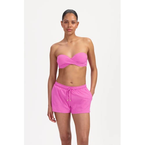 Beachlife strandshort met lurex roze afbeelding