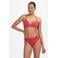 Beachlife bikinibroekje met textuur koraalrood