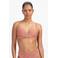 Beachlife voorgevormde beugel bikinitop met textuur lichtbruin/ecru
