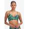 Beachlife voorgevormde beugel bikinitop groen/donkerblauw