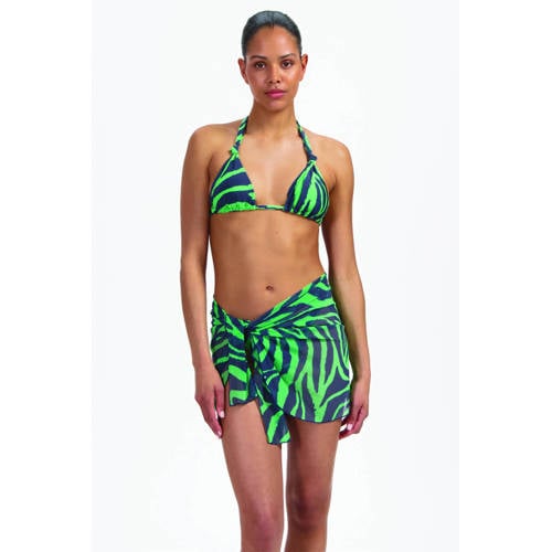Beachlife pareo groen/donkerblauw afbeelding