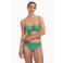 Cyell voorgevormde strapless bandeau bikinitop Green Oasis groen