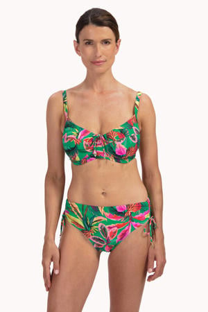 high waist bikinibroekje groen/multi