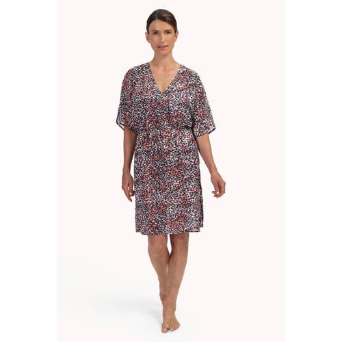 Cyell strandtuniek zwart/ecru/roze afbeelding