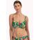 Cyell voorgevormde beugel bikinitop groen/multi