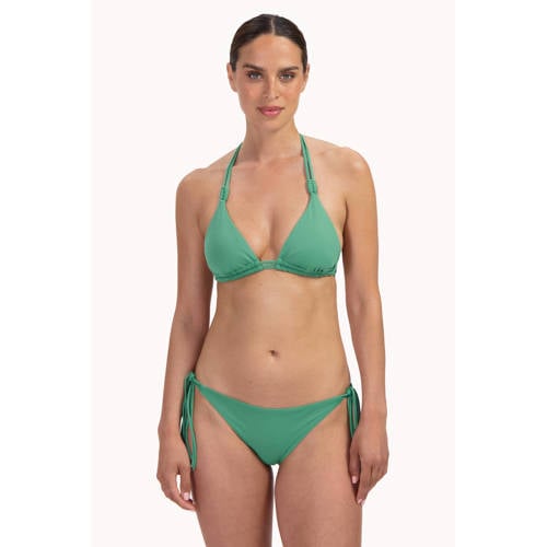 Cyell voorgevormde triangel bikinitop Green Oasis groen afbeelding