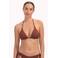 Cyell voorgevormde triangel bikinitop bruin