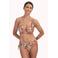 Cyell high waist bikinibroekje lichtbruin/mintgroen