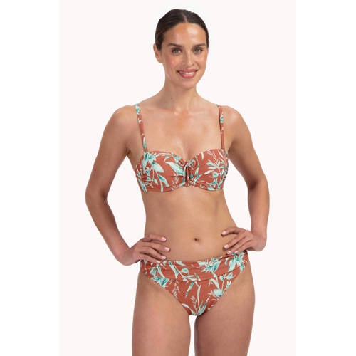Cyell bikinibroekje lichtbruin/mintgroen afbeelding