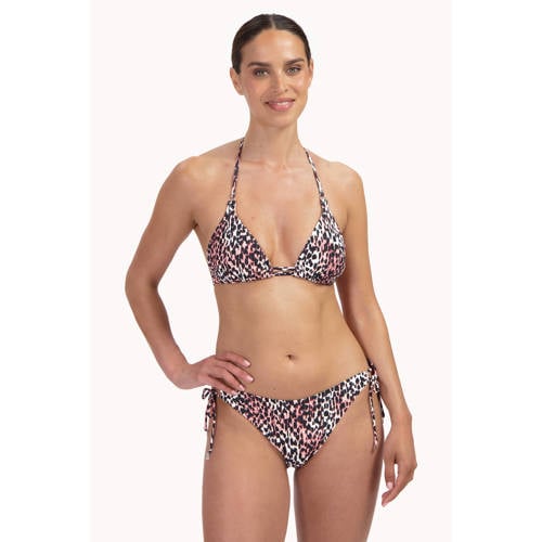 Cyell strik bikinibroekje zwart/ecru/roze afbeelding