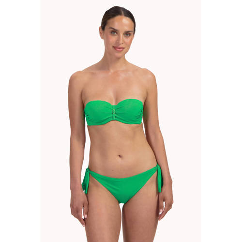 Cyell strik bikinibroekje met lurex groen afbeelding