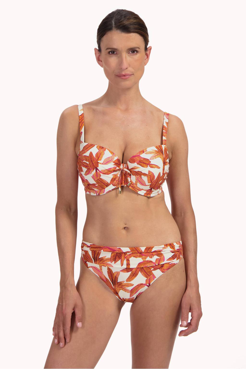 Cyell bikinibroekje wit/lichtbruin