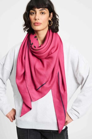 sjaal Un Croissant SVP roze