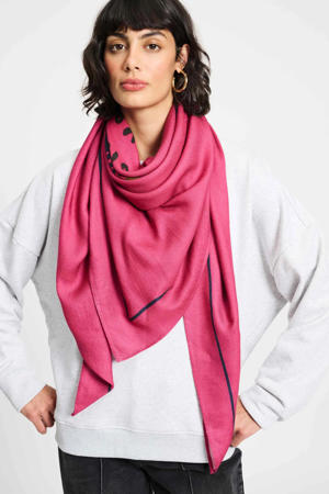 sjaal Un Croissant SVP roze