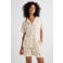 Dreamcovers shortama ecru/rood