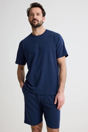shortama donkerblauw