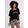 Dreamcovers shortama zwart/ecru