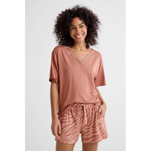 Dreamcovers shortama oudroze/roze afbeelding