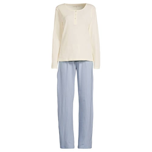 Dreamcovers pyjama lichtblauw/ecru afbeelding