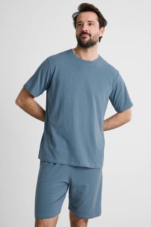 shortama blauw
