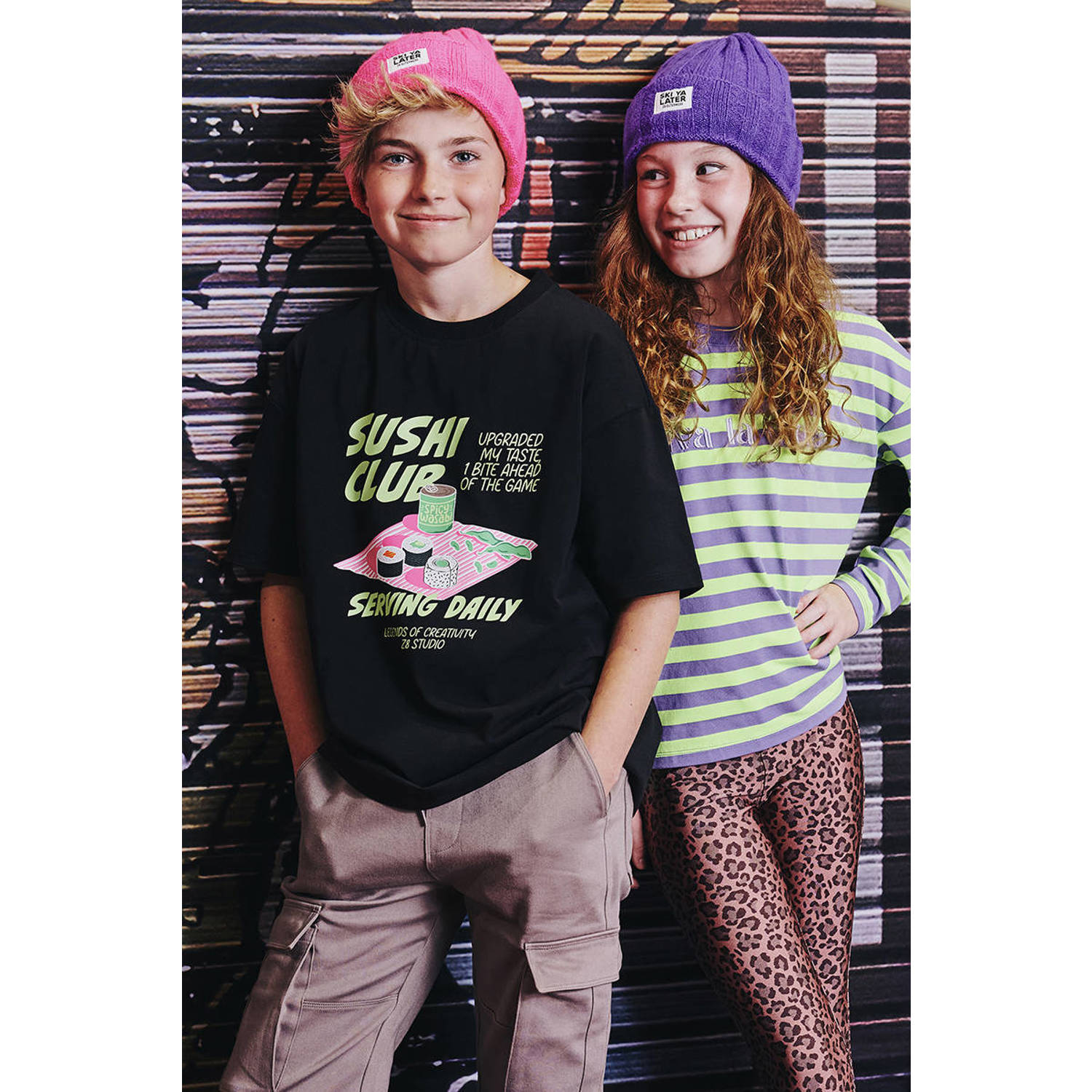 Z8 kids T-shirt Javi donkerblauw