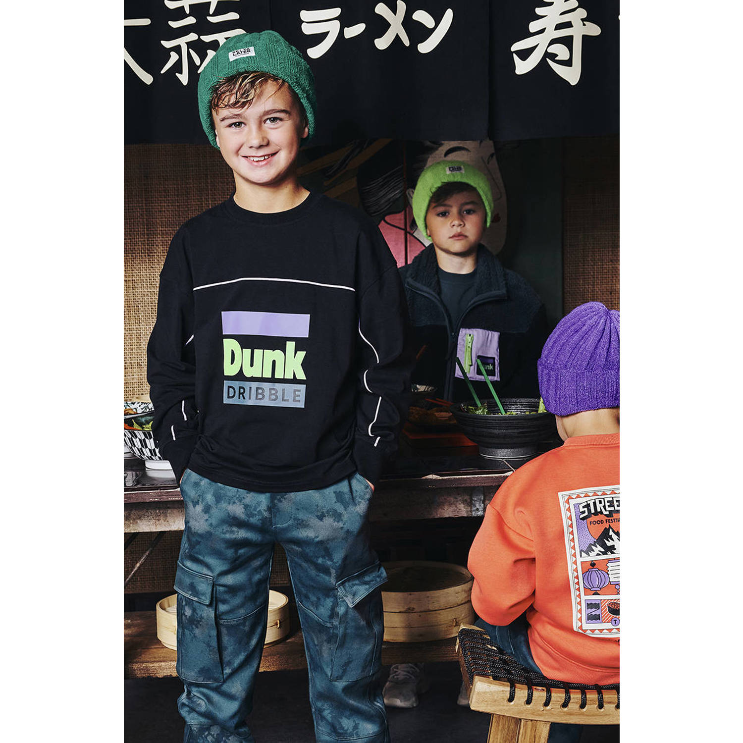 Z8 kids longsleeve Stax donkerblauw
