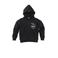 Z8 kids hoodie Maddox met backprint donkerblauw