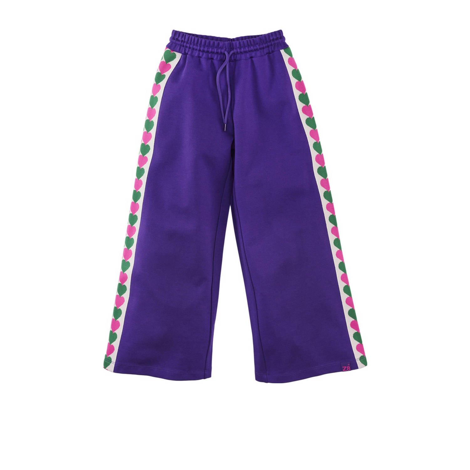 Z8 kids wide leg broek Charlita paars