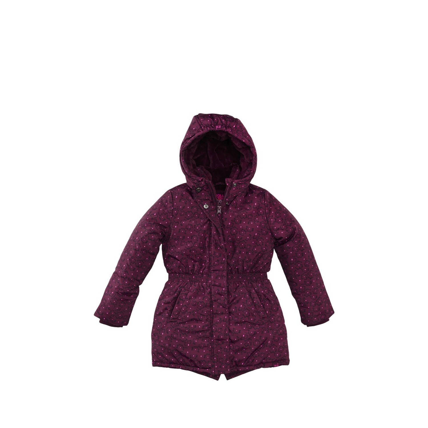 Z8 kids winterjas Channa donkerrood