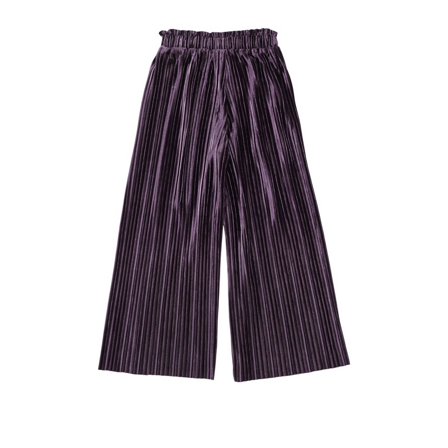 Z8 kids wide leg broek Maral paars