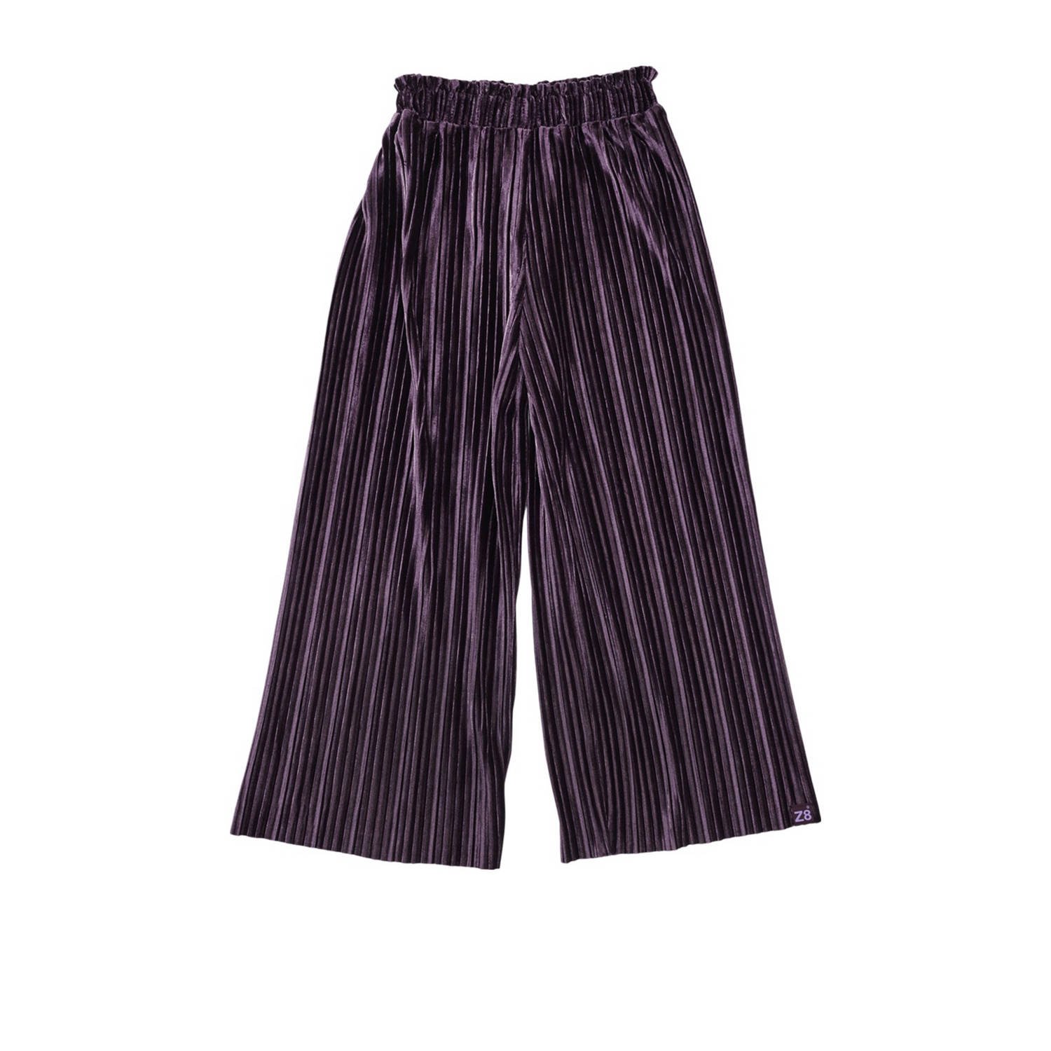 Z8 kids wide leg broek Maral paars