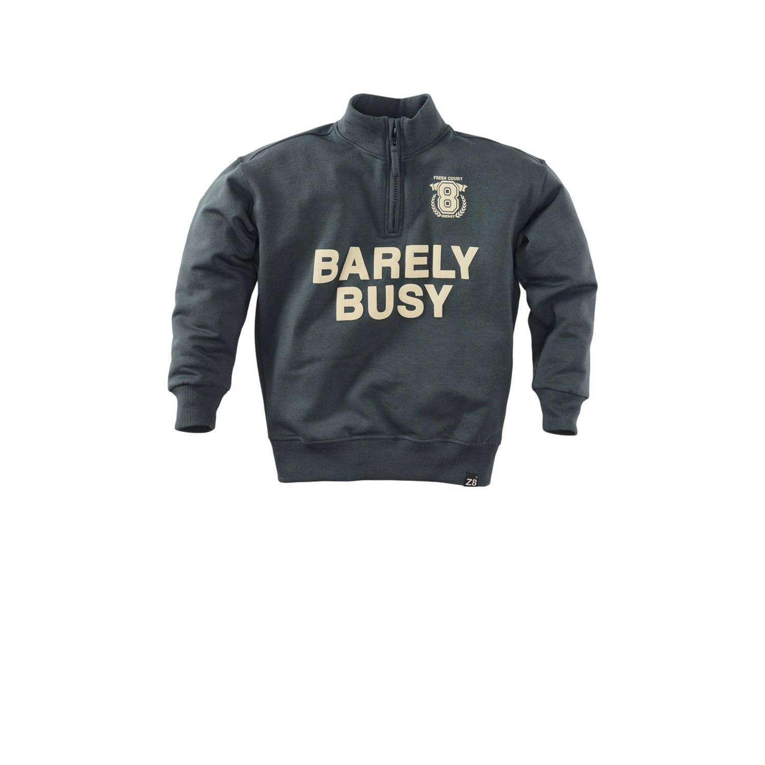 Z8 kids sweater Rufus grijsgroen