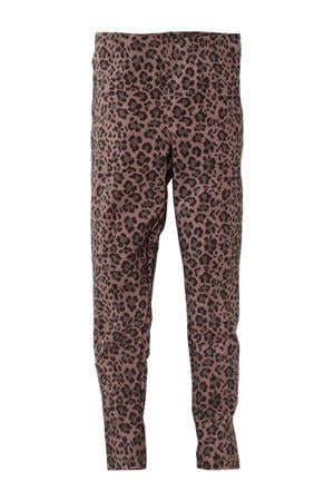 legging Sayna met panterprint bruin