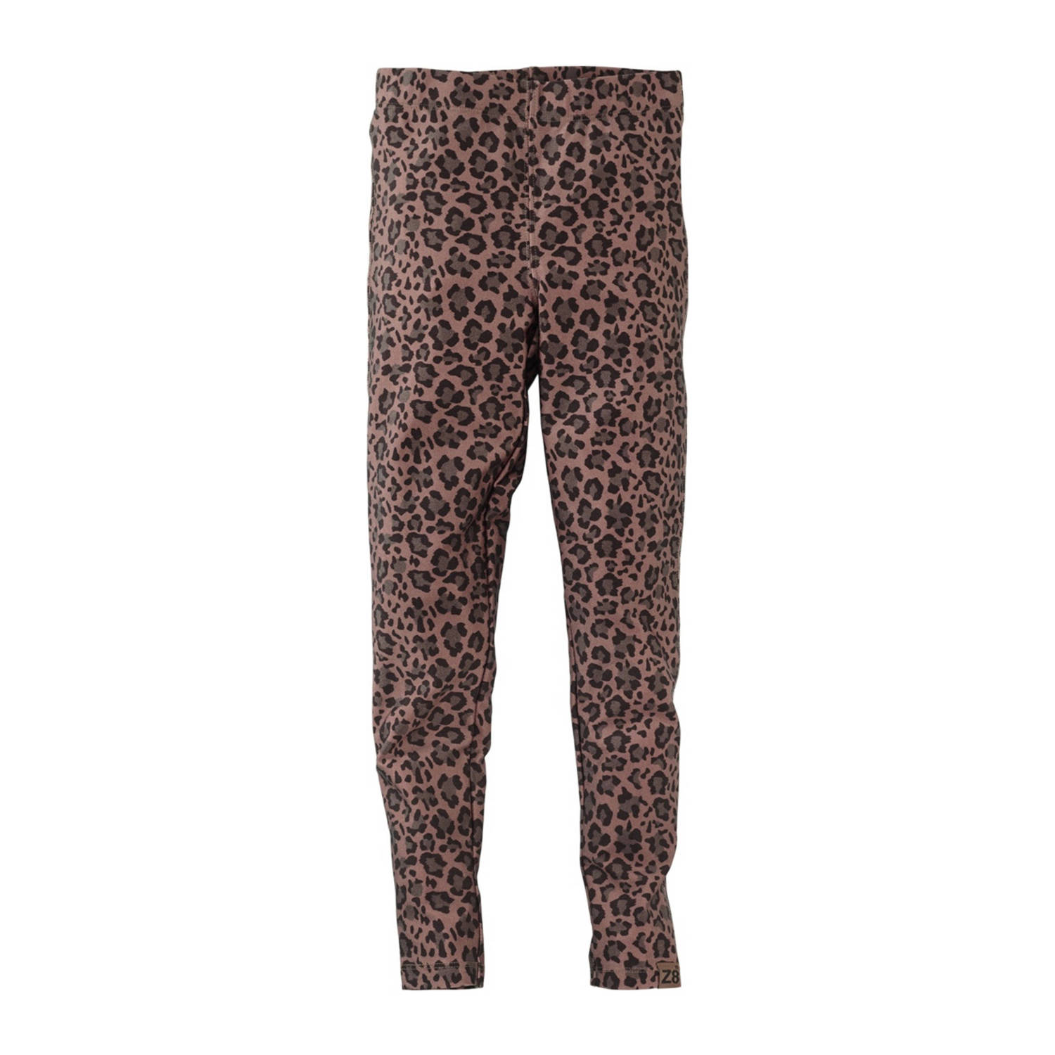 Z8 kids legging Sayna met panterprint bruin