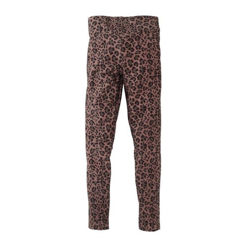 Z8 kids legging Sayna met panterprint bruin afbeelding