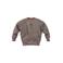 Z8 kids sweater Misja met backprint taupe
