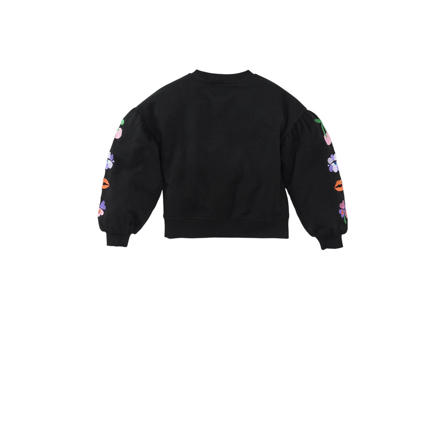 Z8 kids sweater Zahara met borduursels donkerblauw
