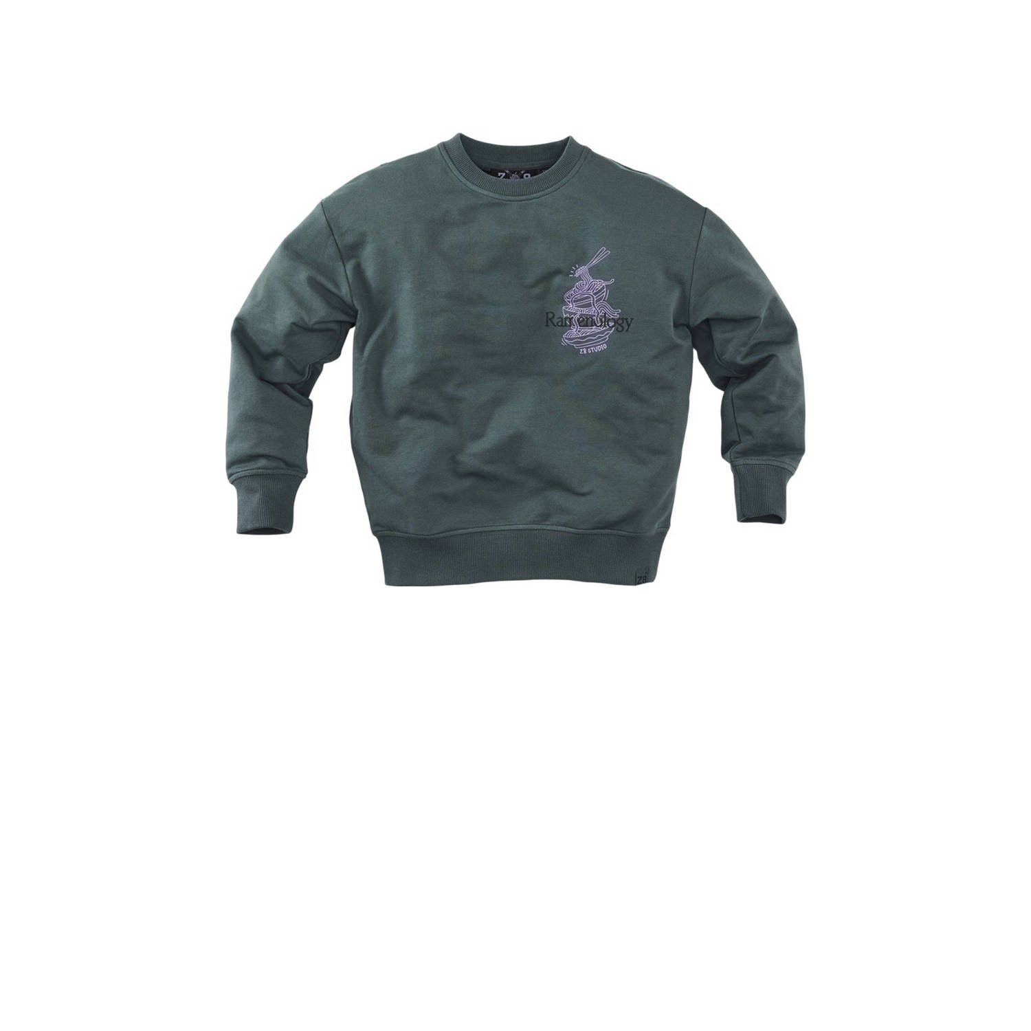 Z8 kids sweater Bowie grijsgroen