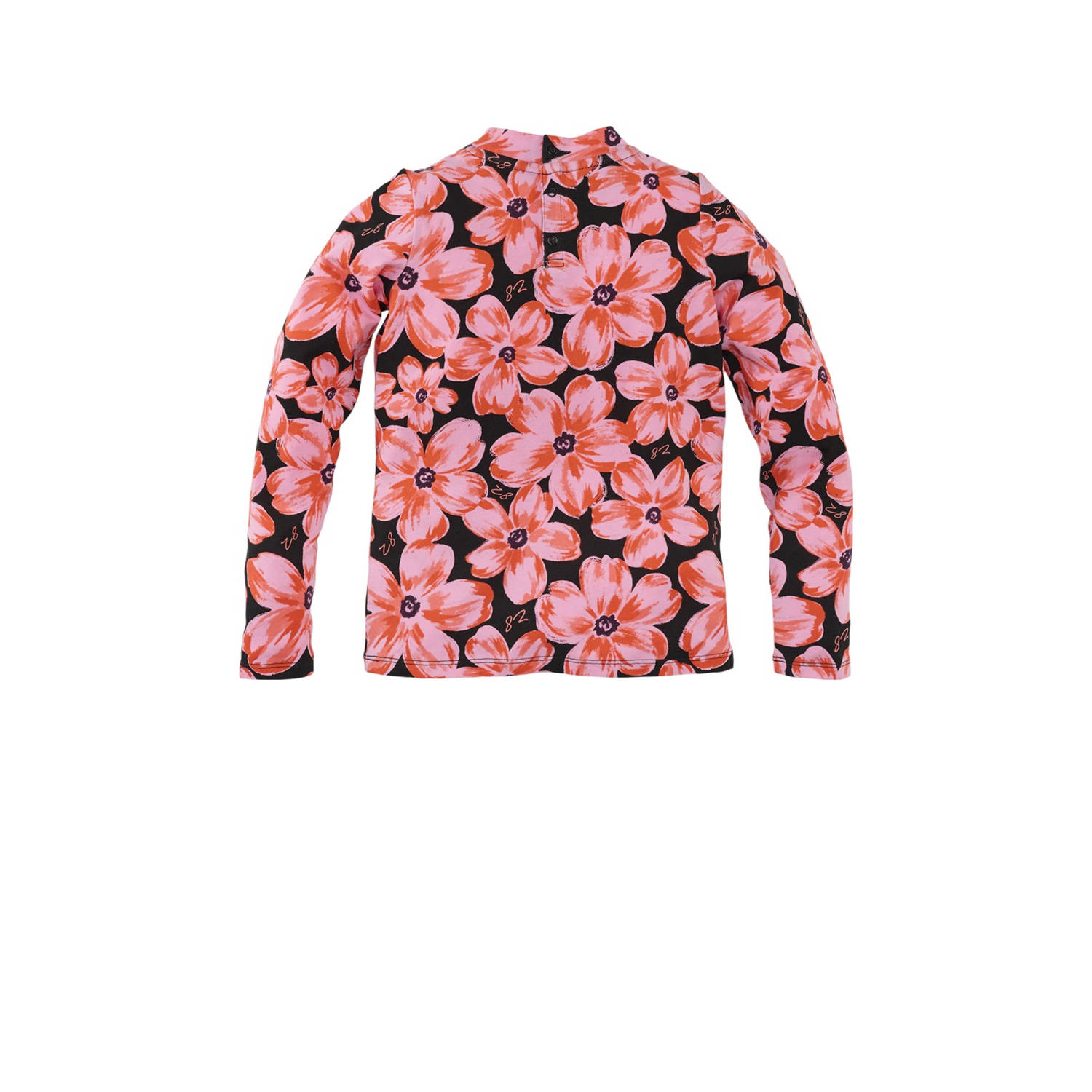 Z8 kids longsleeve Marell met bloemen roze