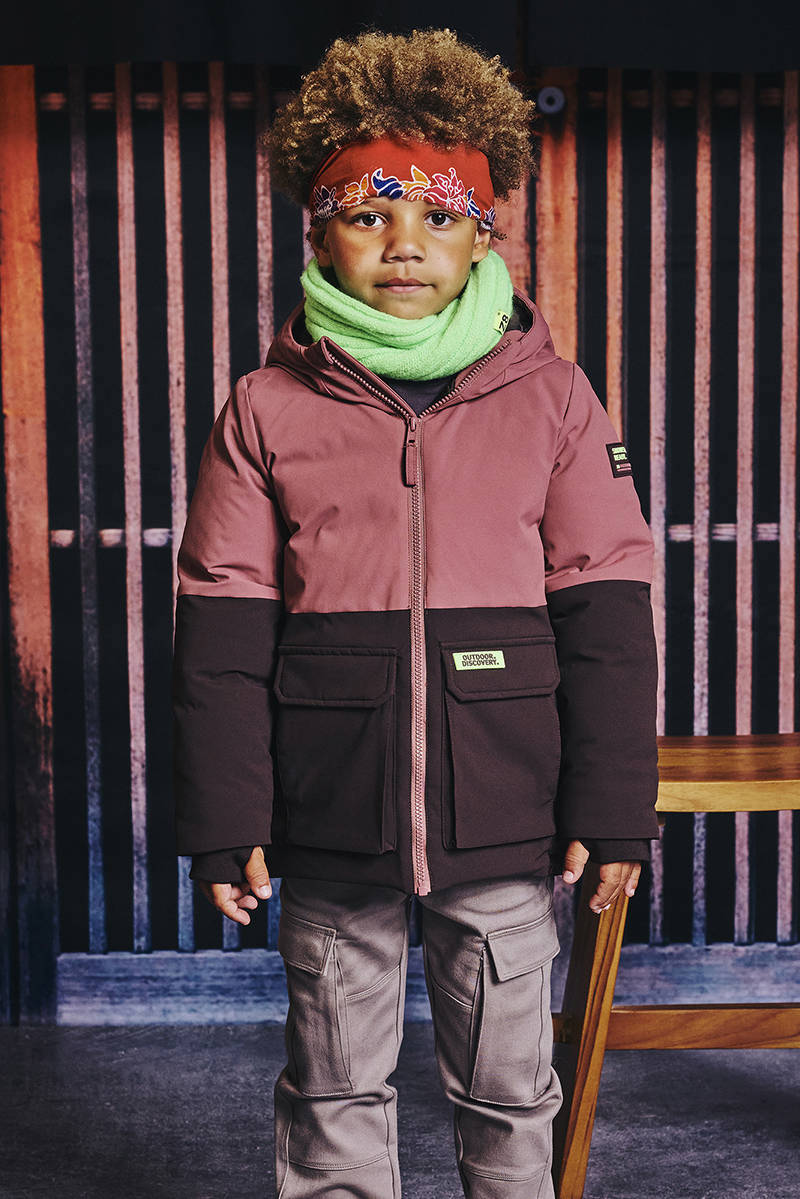 Z8 kids gewatteerde winterjas Clemens mauve | wehkamp