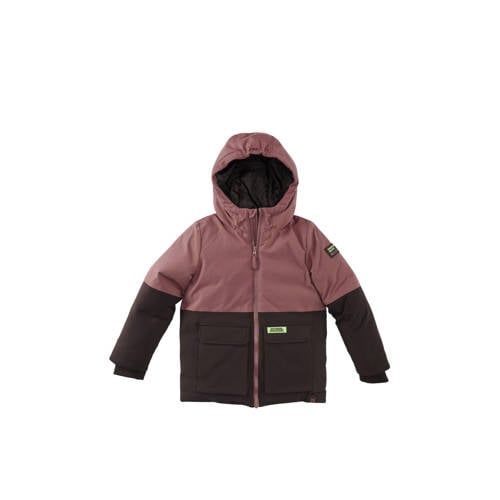 Z8 kids gewatteerde winterjas Clemens mauve afbeelding