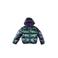 Z8 kids gewatteerde winterjas Melita metallic look groen/paars