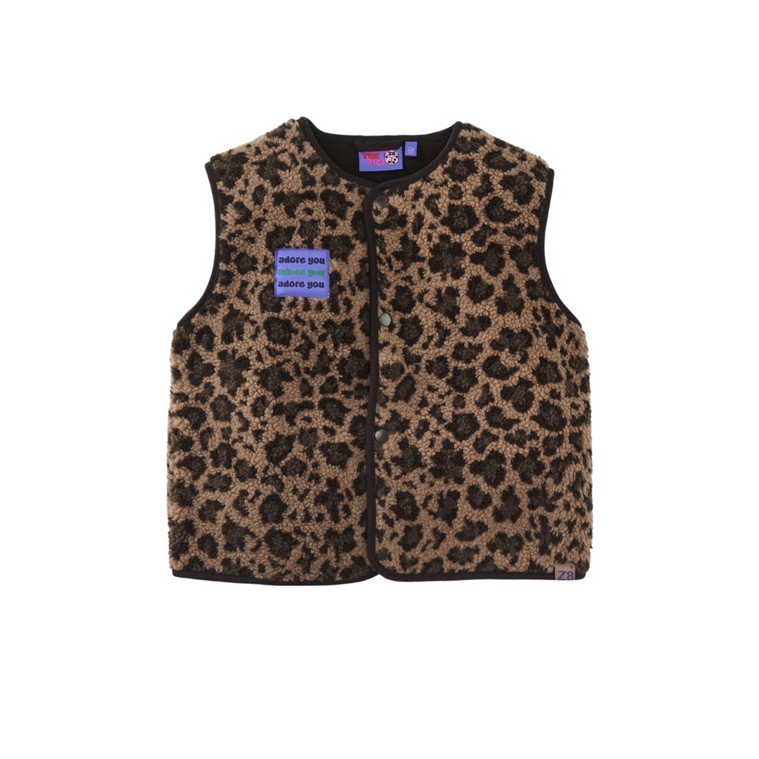Z8 kids teddy gilet Mellody bruin